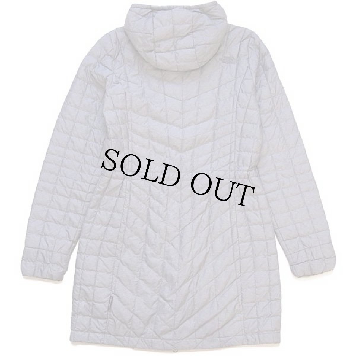 画像2: THE NORTH FACEノースフェイス THERMOBALL PRIMALOFTプリマロフト キルティングパーカー グレー W-S (2)