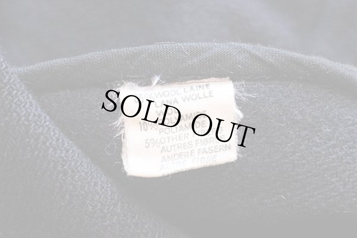 画像5: 80s イタリア製 Levi'sリーバイス メルトン ウール ダッフルコート 濃紺 38/48★ユーロ (5)