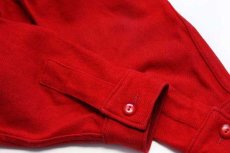 画像7: 60s BSA ボーイスカウト パッチ付き ウールシャツジャケット 赤 42 (7)