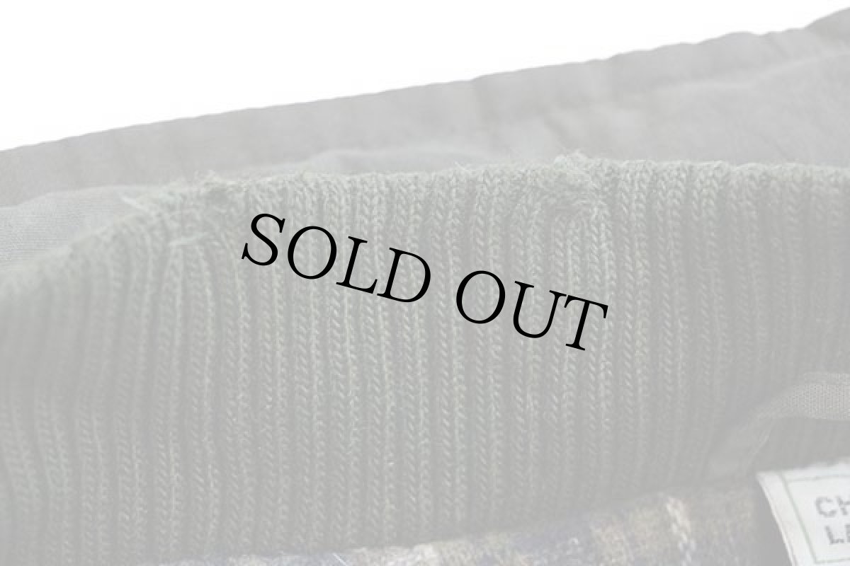 画像7: 70s フランス製 CHEMISE LACOSTE ラコステ ワンポイント タータンチェックライナー フィールドコート オリーブ 6★ジャケット (7)