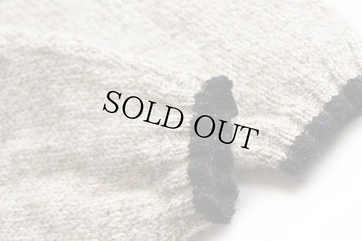 画像6: 90s USA製 EddieBauerエディーバウアー 雪柄 ネップ入り ウールニット セーター W-M (6)