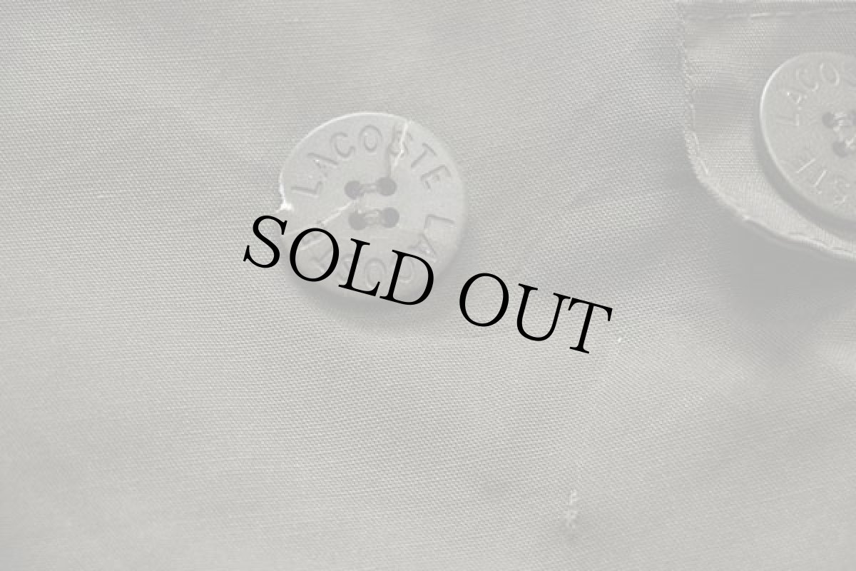 画像6: 70s フランス製 CHEMISE LACOSTE ラコステ ワンポイント タータンチェックライナー フィールドコート オリーブ 6★ジャケット (6)