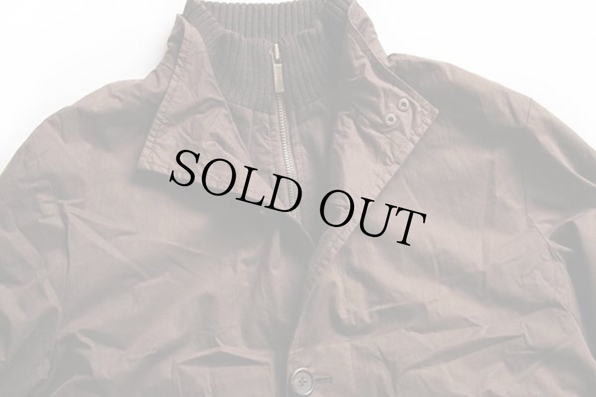 画像3: BURBERRYバーバリー スタンドカラー キルティングライナー コート 焦げ茶 4 (3)