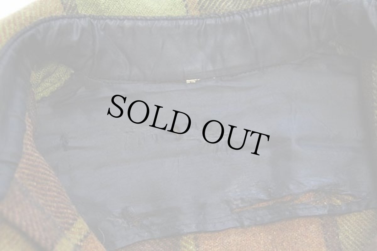 画像7: 60s UNKNOWN チェック CPO ウールシャツ (7)