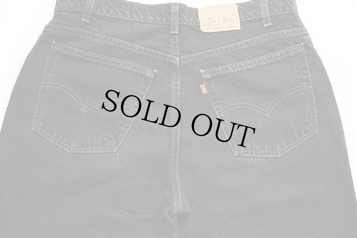 画像5: 90s USA製 Levi'sリーバイス SIGNATURE 545 ブラック デニムパンツ w38 L30 (5)