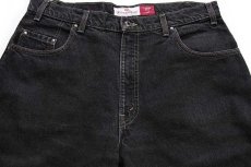 画像4: 90s USA製 Levi'sリーバイス SIGNATURE 545 ブラック デニムパンツ w38 L30 (4)