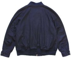 画像2: スペイン製 Burberrysバーバリー PRORSUM チェックライナー ウールジャケット ナス紺 (2)