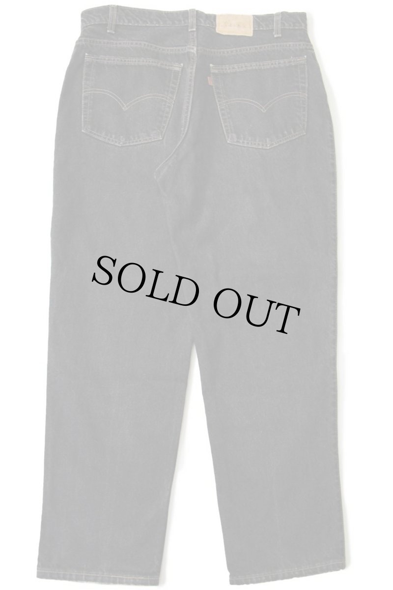 画像3: 90s USA製 Levi'sリーバイス SIGNATURE 545 ブラック デニムパンツ w38 L30 (3)