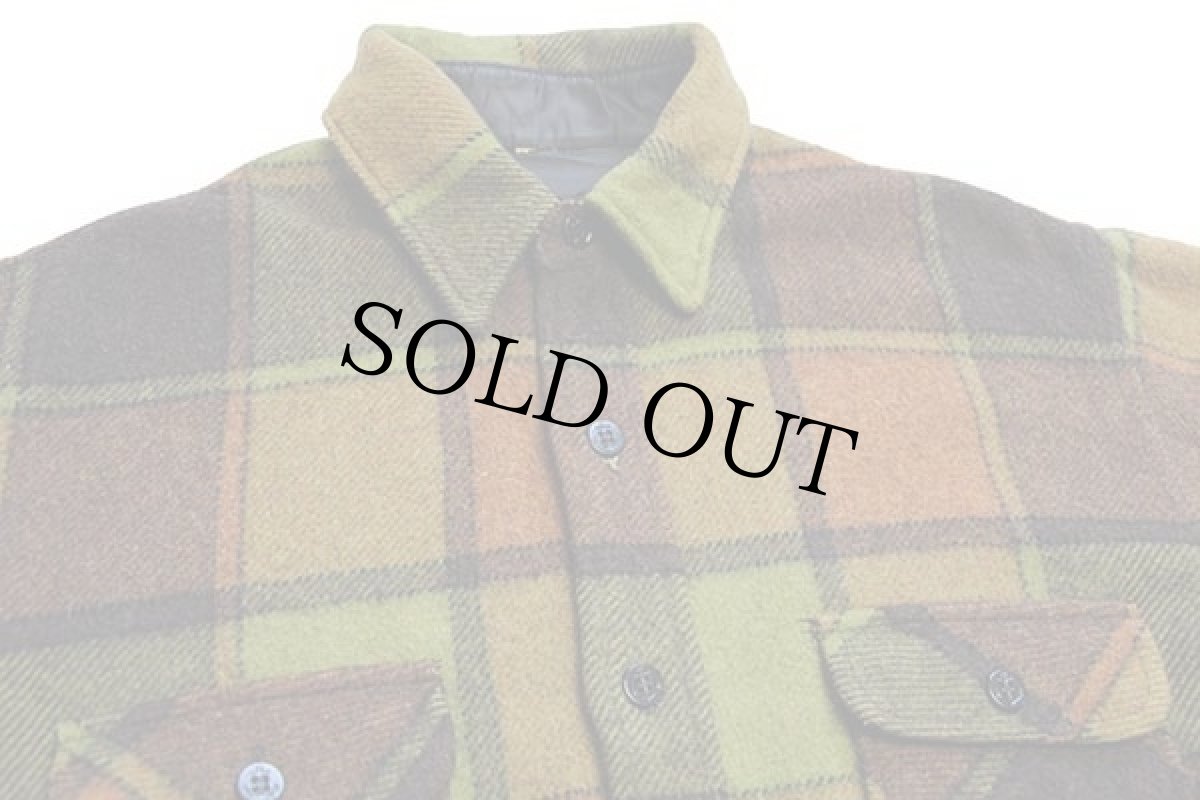 画像3: 60s UNKNOWN チェック CPO ウールシャツ (3)