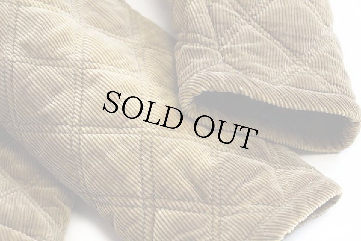 画像7: IVO RUGGERI コットン コーデュロイ キルティングジャケット 茶 M (7)