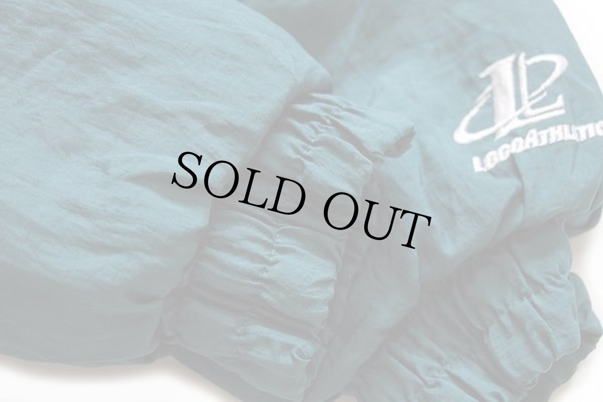 画像7: 90s LOGO ATHLETIC NFL PHILADELPHIA EAGLES 刺繍 キルティングライナー ナイロンジャケット 緑 XL (7)