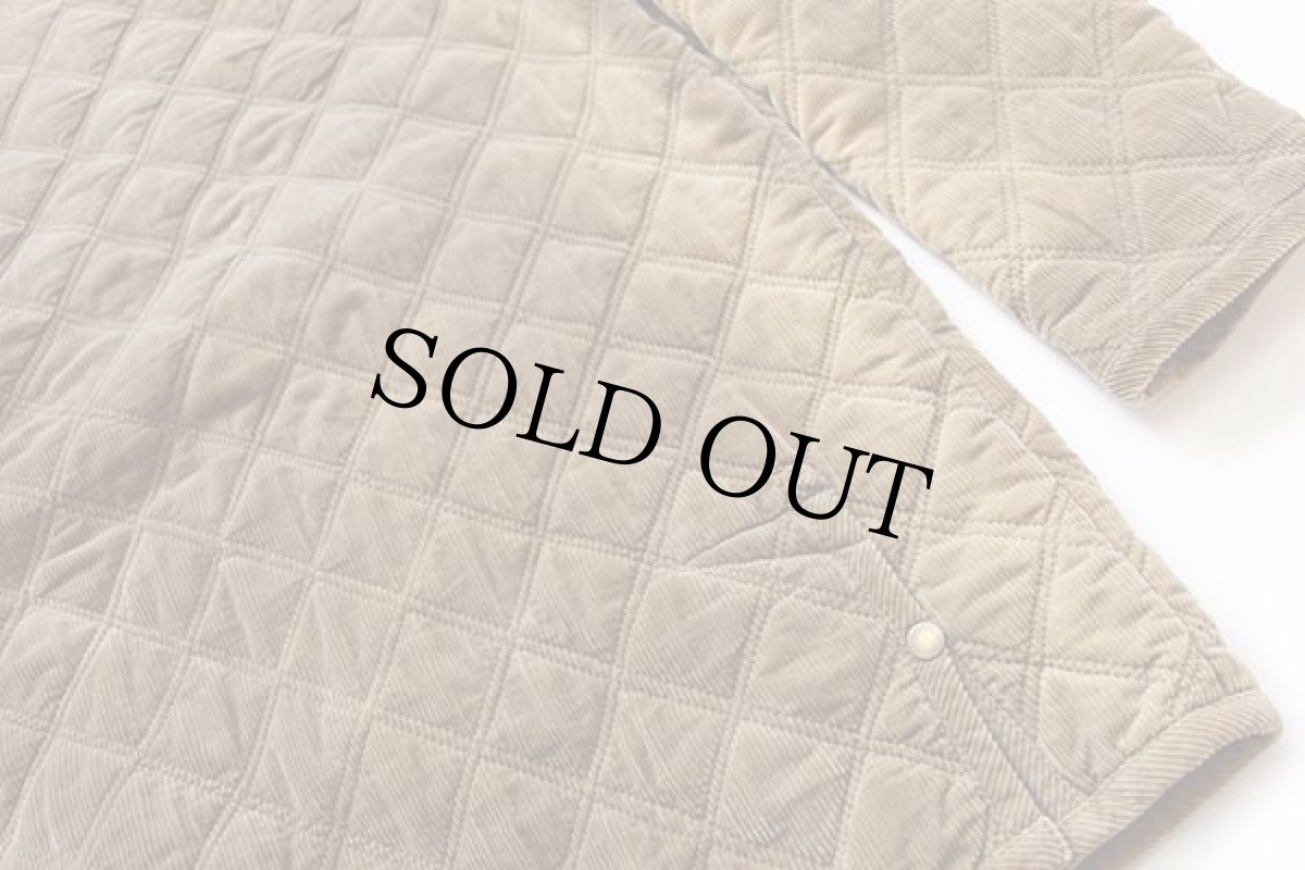 画像6: IVO RUGGERI コットン コーデュロイ キルティングジャケット 茶 M (6)