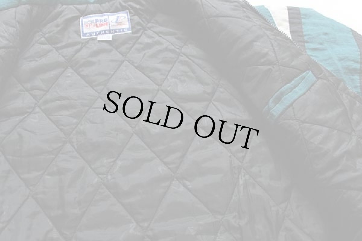 画像6: 90s LOGO ATHLETIC NFL PHILADELPHIA EAGLES 刺繍 キルティングライナー ナイロンジャケット 緑 XL (6)