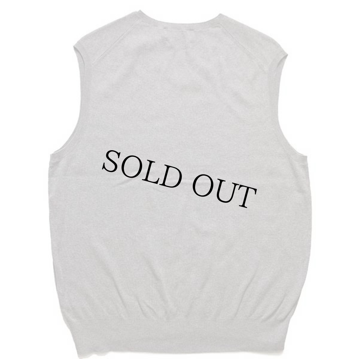 画像2: ポロ ラルフローレン ワンポイント ピマ コットンニット ベスト セーター グレー L (2)