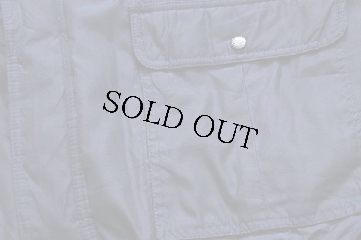 画像6: 90s Reebokリーボック NOTRE DAME IRISH 刺繍 ツートン 切り替え キルティングライナー ナイロンジャケット 紺×黄土色 XXL (6)