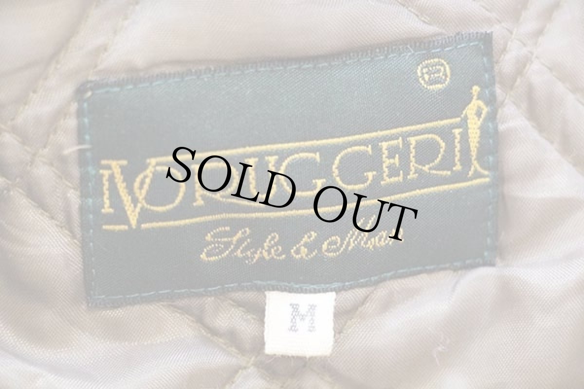 画像4: IVO RUGGERI コットン コーデュロイ キルティングジャケット 茶 M (4)