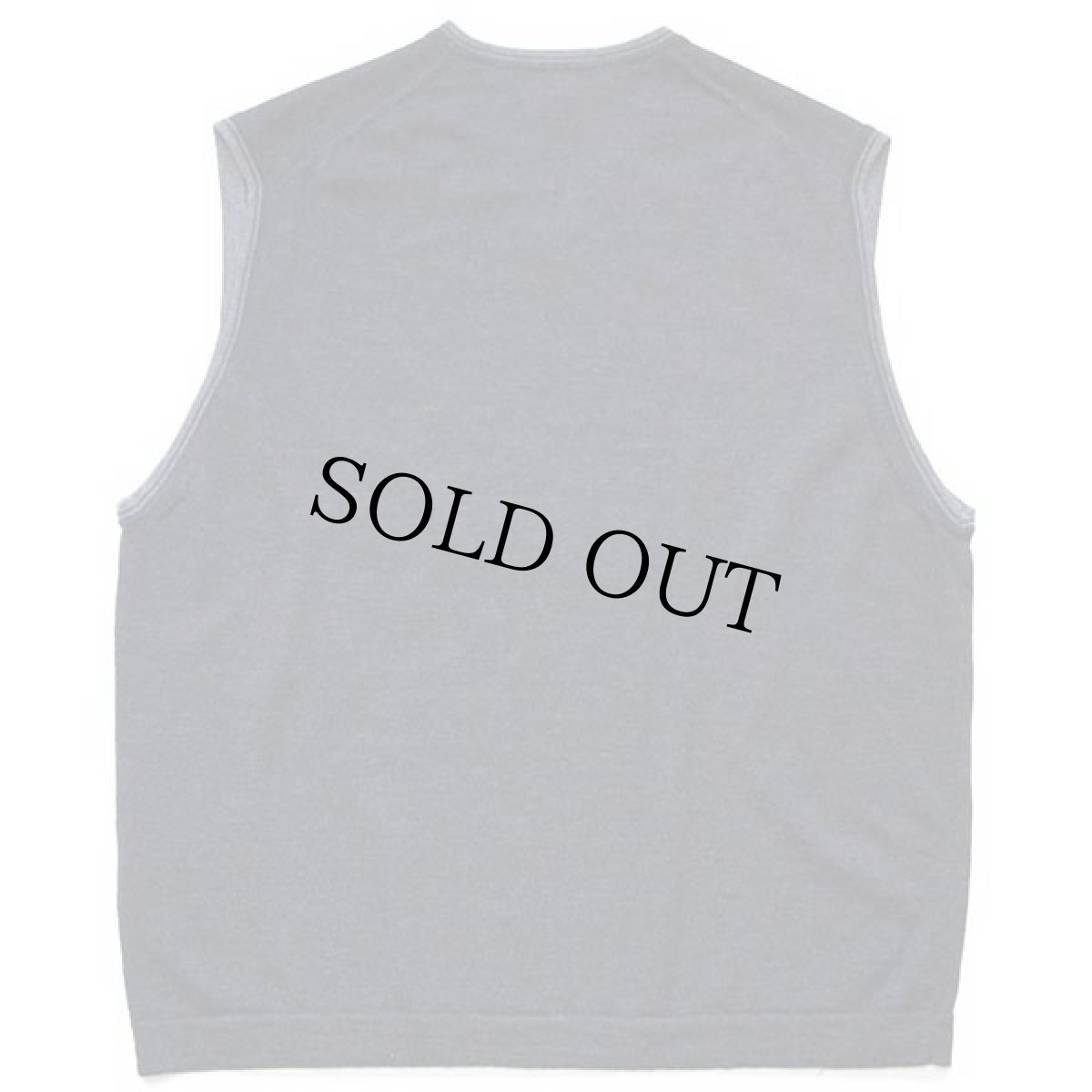 画像2: 90s Brooks Brothersブルックスブラザーズ Vネック メリノウールニット ベスト セーター チャコールグレー L (2)