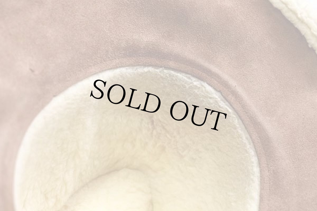 画像7: 80s USA製 UNKNOWN ボアライナー スエードレザー カウボーイハット 茶 L (7)