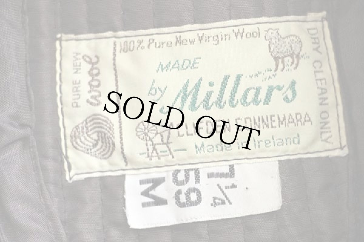 画像5: アイルランド製 Millars チェック ツイード ウールハット 7 1/4 (5)