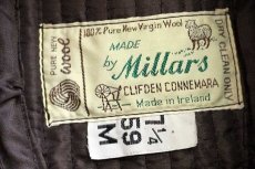 画像5: アイルランド製 Millars チェック ツイード ウールハット 7 1/4 (5)