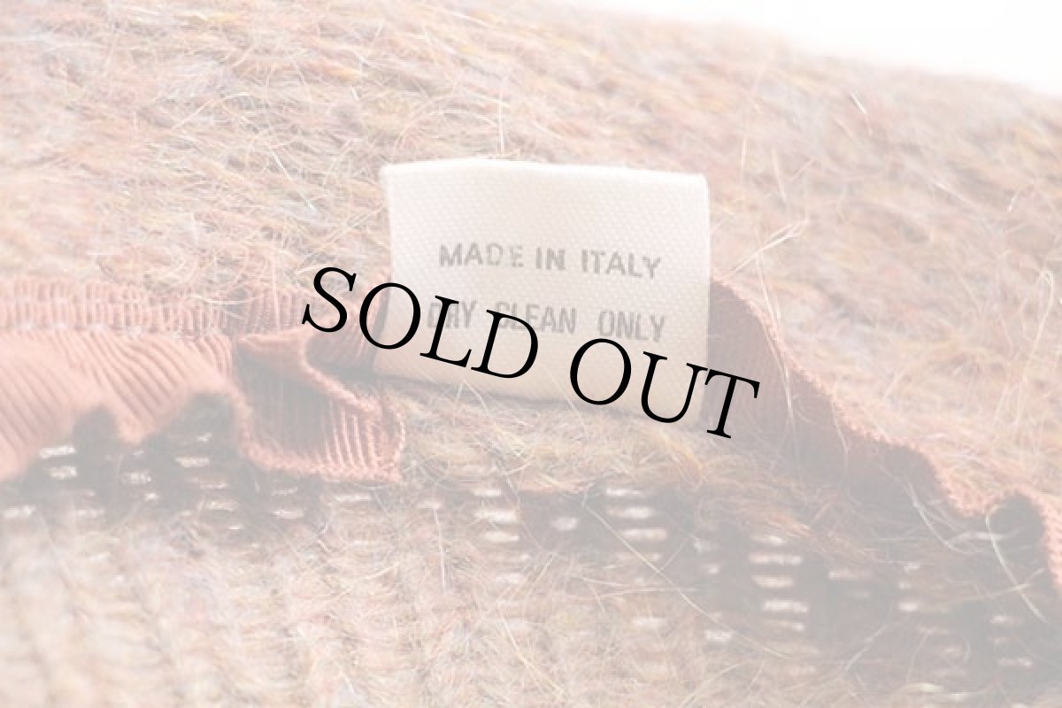 画像6: イタリア製 BEN BERGER モヘヤ×ウールニット ハンチング ミックス (6)