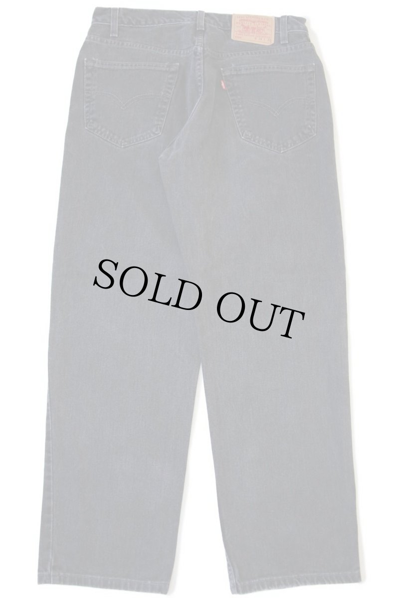 画像3: 00s メキシコ製 Levi'sリーバイス 550 ブラック デニムパンツ w34 L30 (3)