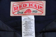 画像7: RED KAPレッドキャップ UNITEDパッチ フード付き 中綿入り ナイロンジャケット 紺 XL (7)