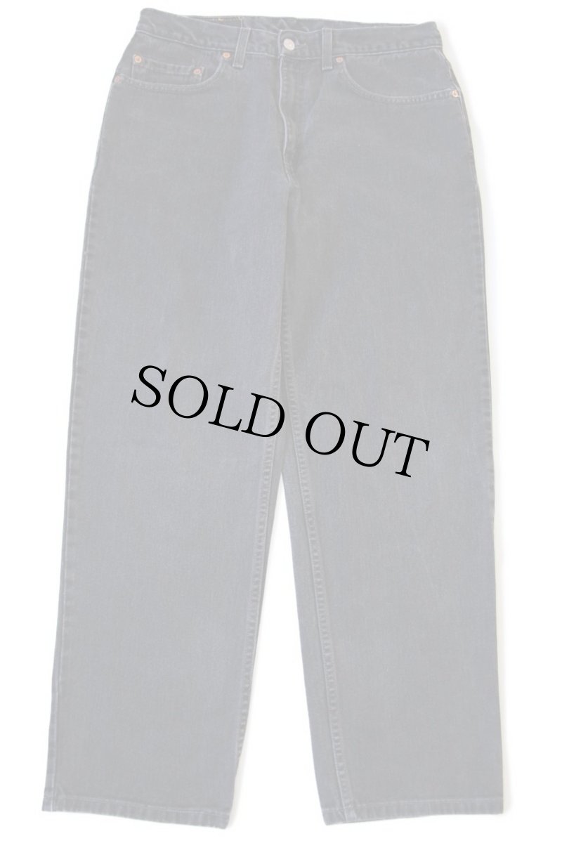 画像2: 00s メキシコ製 Levi'sリーバイス 550 ブラック デニムパンツ w34 L30 (2)