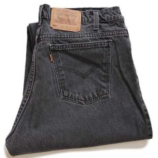 画像1: 90s メキシコ製 Levi'sリーバイス 560 ブラック デニムパンツ w36 L30★24 (1)