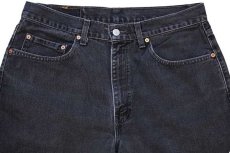 画像4: 90s カナダ製 Levi'sリーバイス 550 ブラック デニムパンツ w34 L36★111 (4)