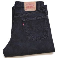 画像1: 90s メキシコ製 Levi'sリーバイス 550 ブラック デニムパンツ w34 L32★87 (1)