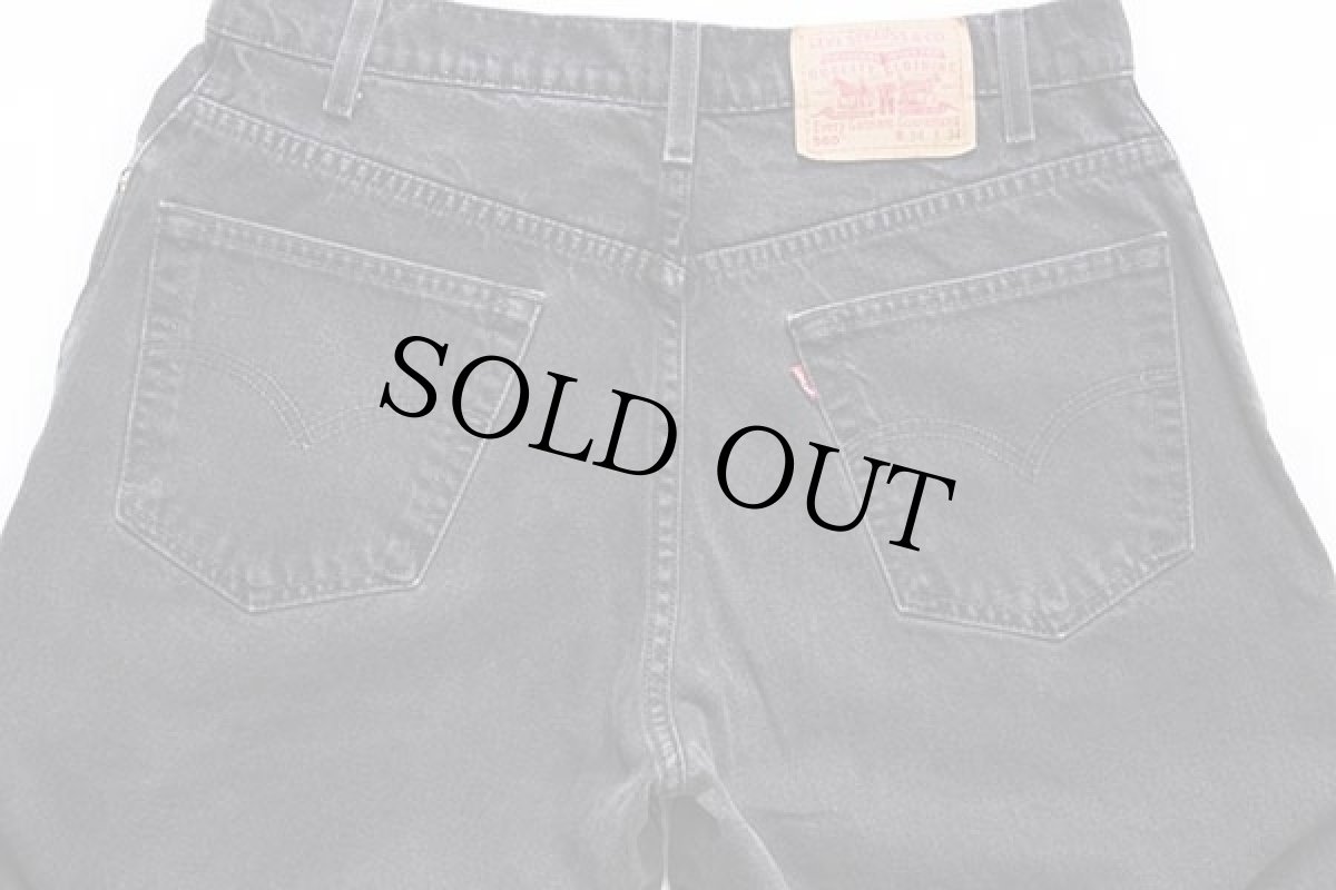 画像5: 90s Levi'sリーバイス 560 ブラック デニムパンツ w34 L34★21 (5)