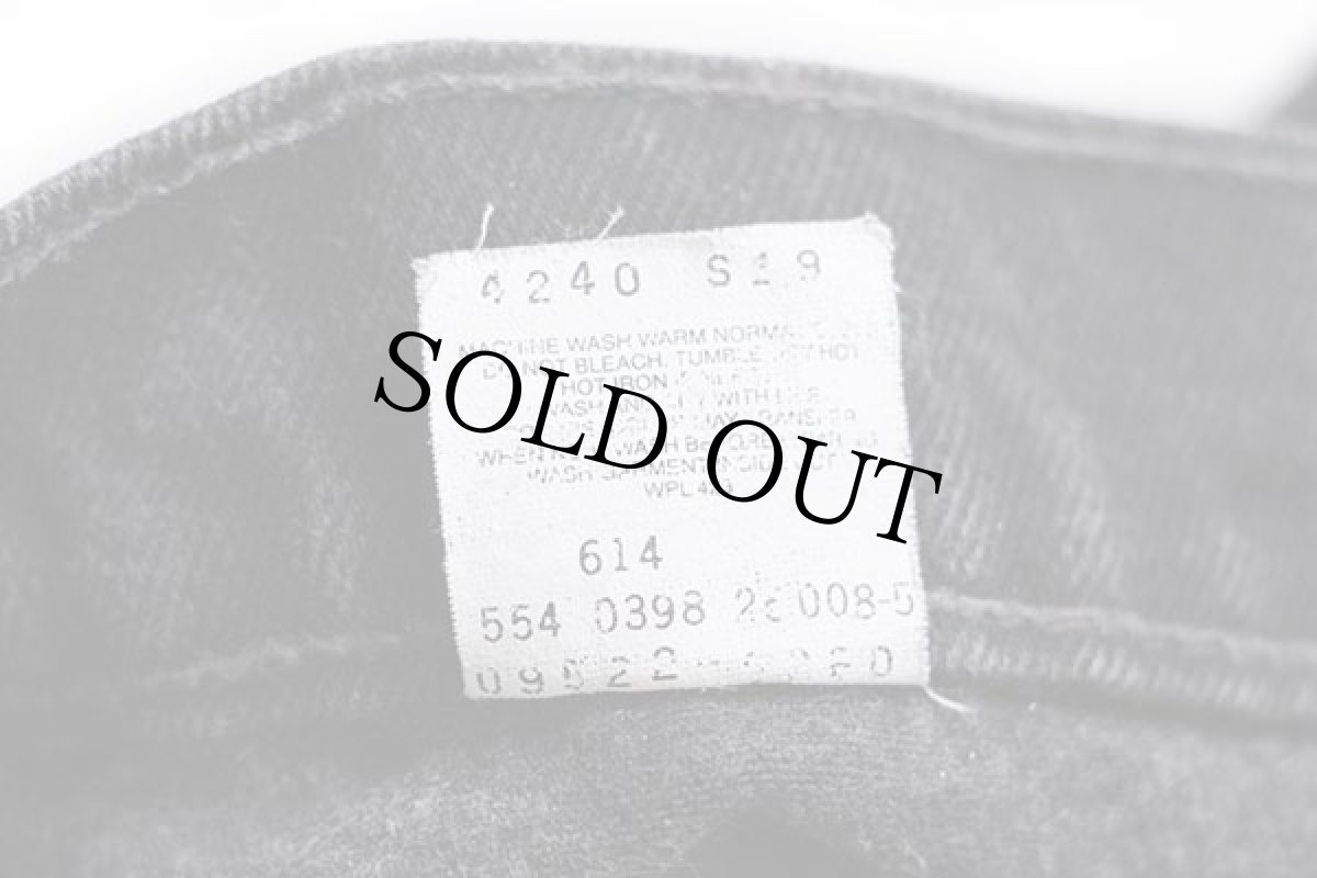 画像7: 90s USA製 Levi'sリーバイス 550 ブラック デニムパンツ 18W L★104 (7)