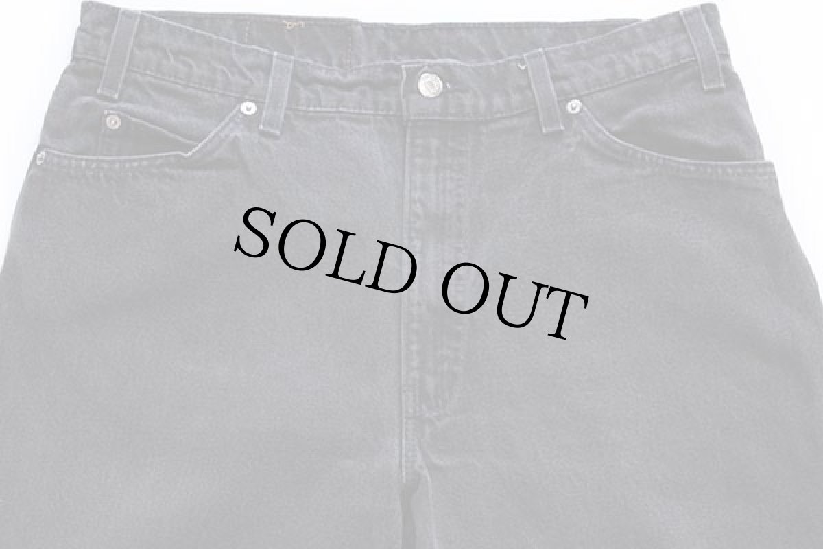 画像4: 90s USA製 Levi'sリーバイス 560 ブラック デニムパンツ w36 L30★23 (4)