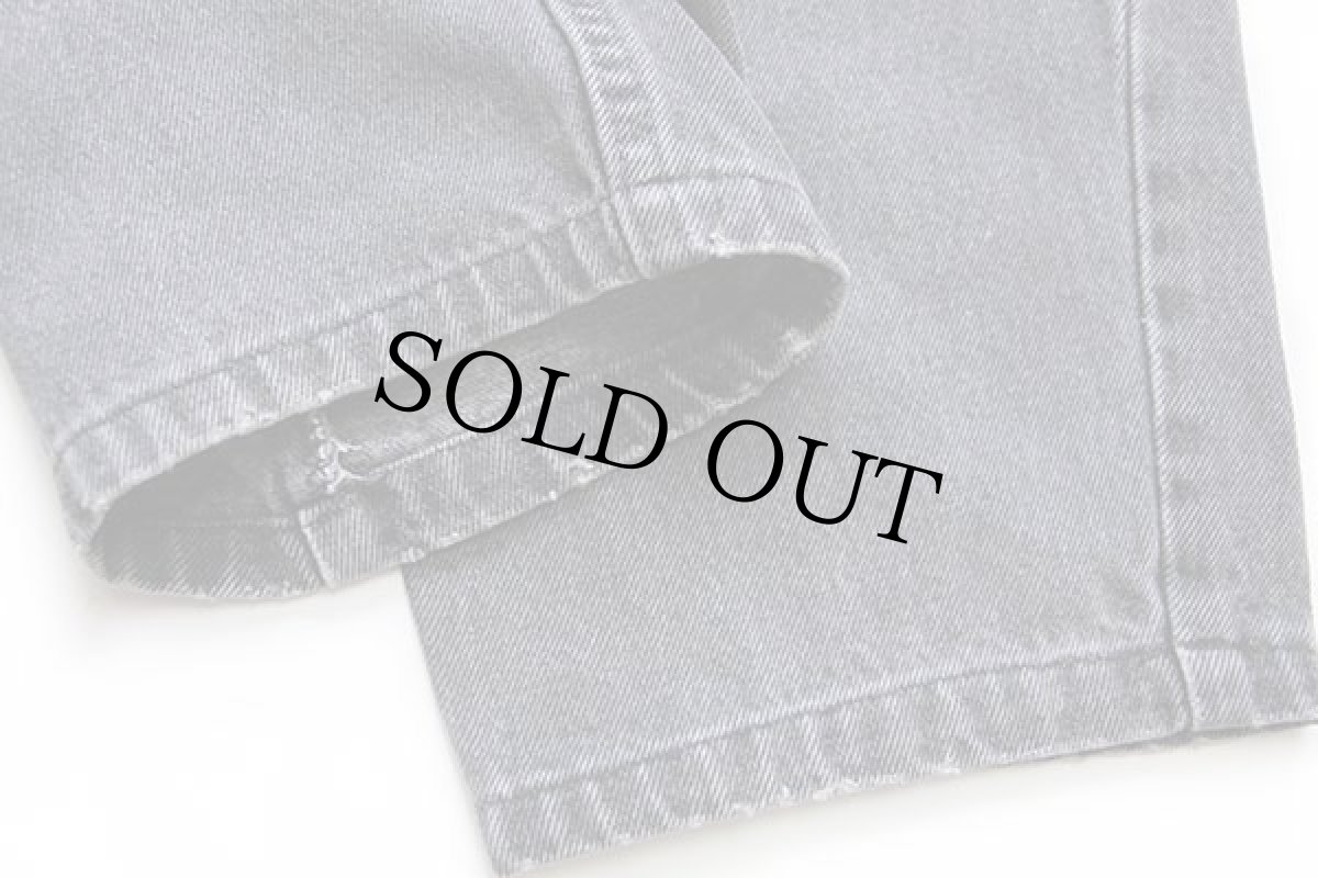 画像8: 90s USA製 Levi'sリーバイス 950 ブラック デニムパンツ 22W M (8)