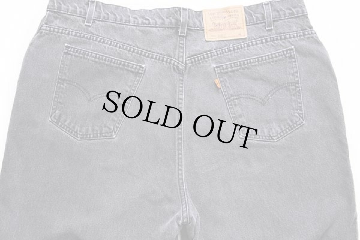 画像5: 90s USA製 Levi'sリーバイス 950 ブラック デニムパンツ 22W M (5)