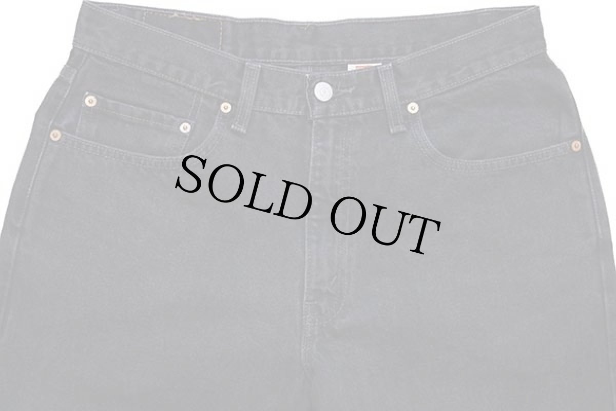 画像4: 90s メキシコ製 Levi'sリーバイス 550 ブラック デニムパンツ w34 L32★87 (4)