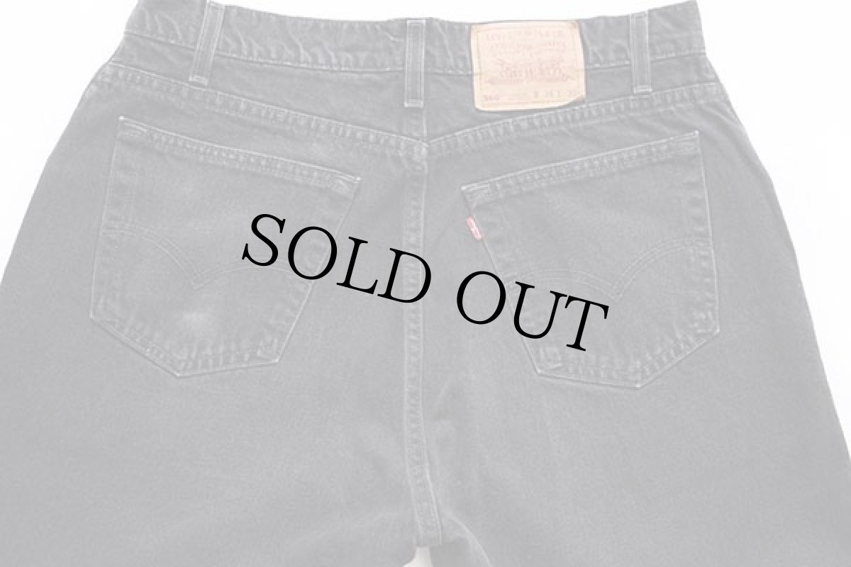 画像5: 90s USA製 Levi'sリーバイス 560 ブラック デニムパンツ w36 L30★22 (5)