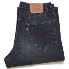 画像1: 90s カナダ製 Levi'sリーバイス 550 ブラック デニムパンツ w34 L36★111 (1)