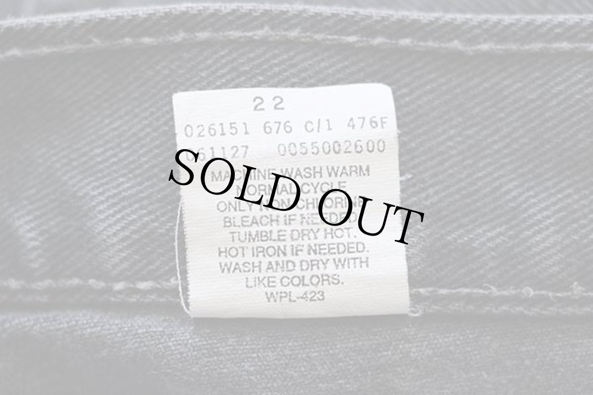 画像7: 90s カナダ製 Levi'sリーバイス 550 ブラック デニムパンツ w34 L36★111 (7)