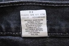 画像7: 90s カナダ製 Levi'sリーバイス 550 ブラック デニムパンツ w34 L36★111 (7)