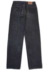 画像3: 90s カナダ製 Levi'sリーバイス 550 ブラック デニムパンツ w34 L36★111 (3)