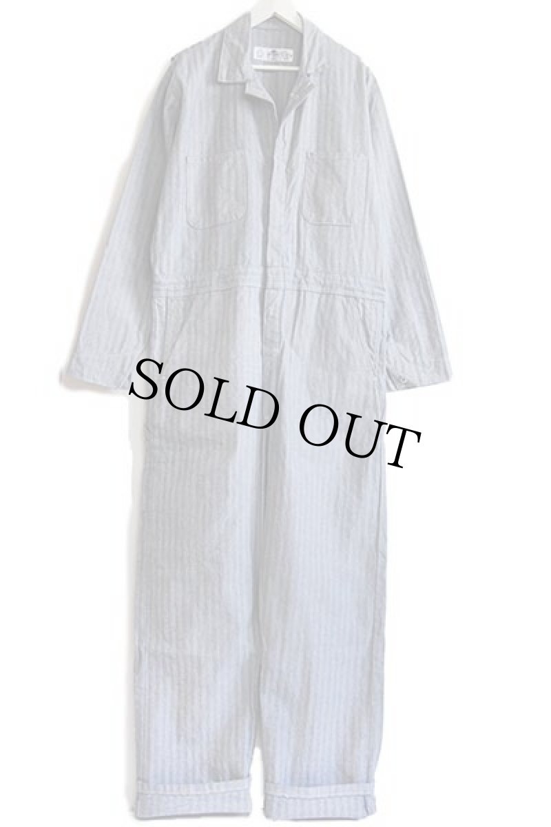 画像2: RED KAPレッドキャップ HBT ヘリンボーンツイル オールインワン 44-RG★つなぎ (2)