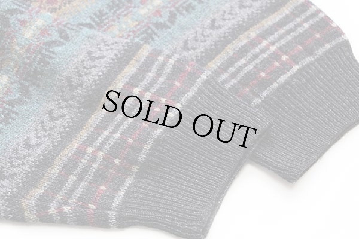 画像6: スコットランド製 HIGHLAND GLEN フェアアイル柄 ウールニット カーディガン (6)