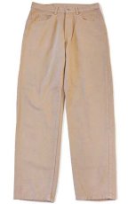 画像2: 00s USA製 Levi'sリーバイス 550 カラーデニムパンツ 後染め カーキ w34 L32 (2)