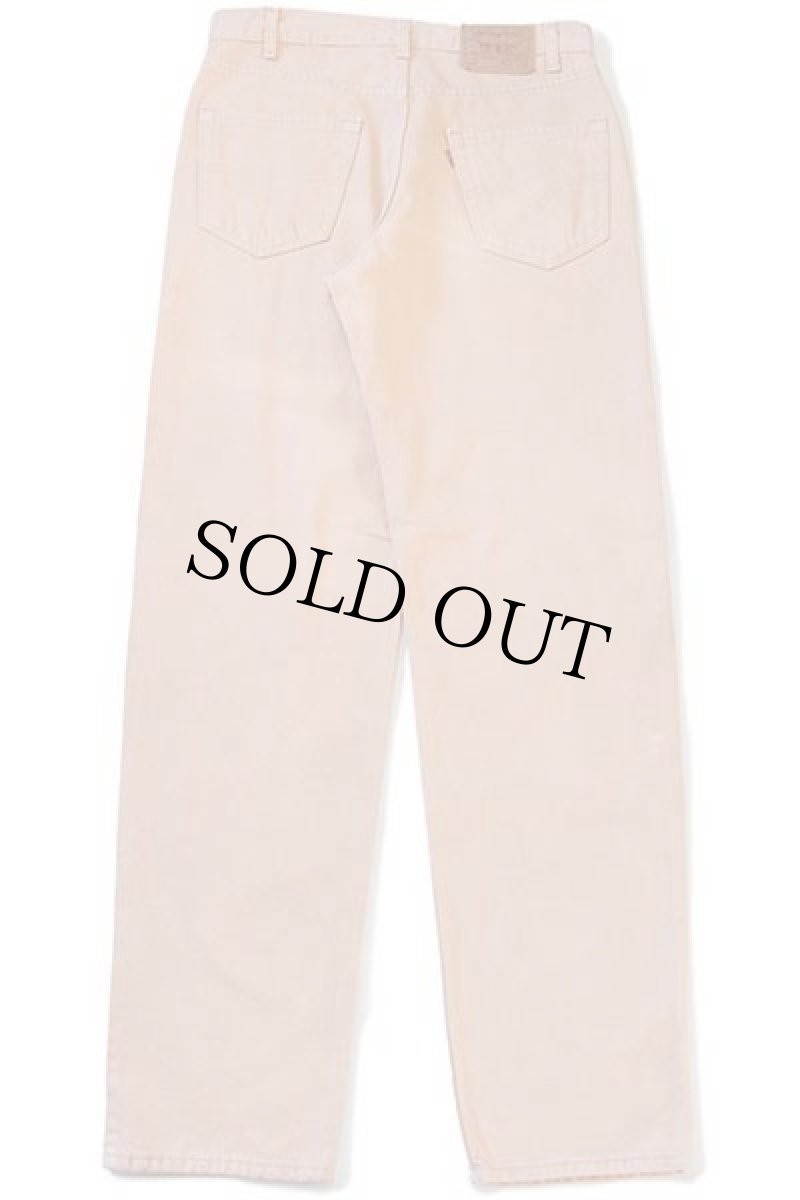 画像3: 00s USA製 Levi'sリーバイス 550 カラーデニムパンツ 後染め サーモンピンク w34 L34 (3)