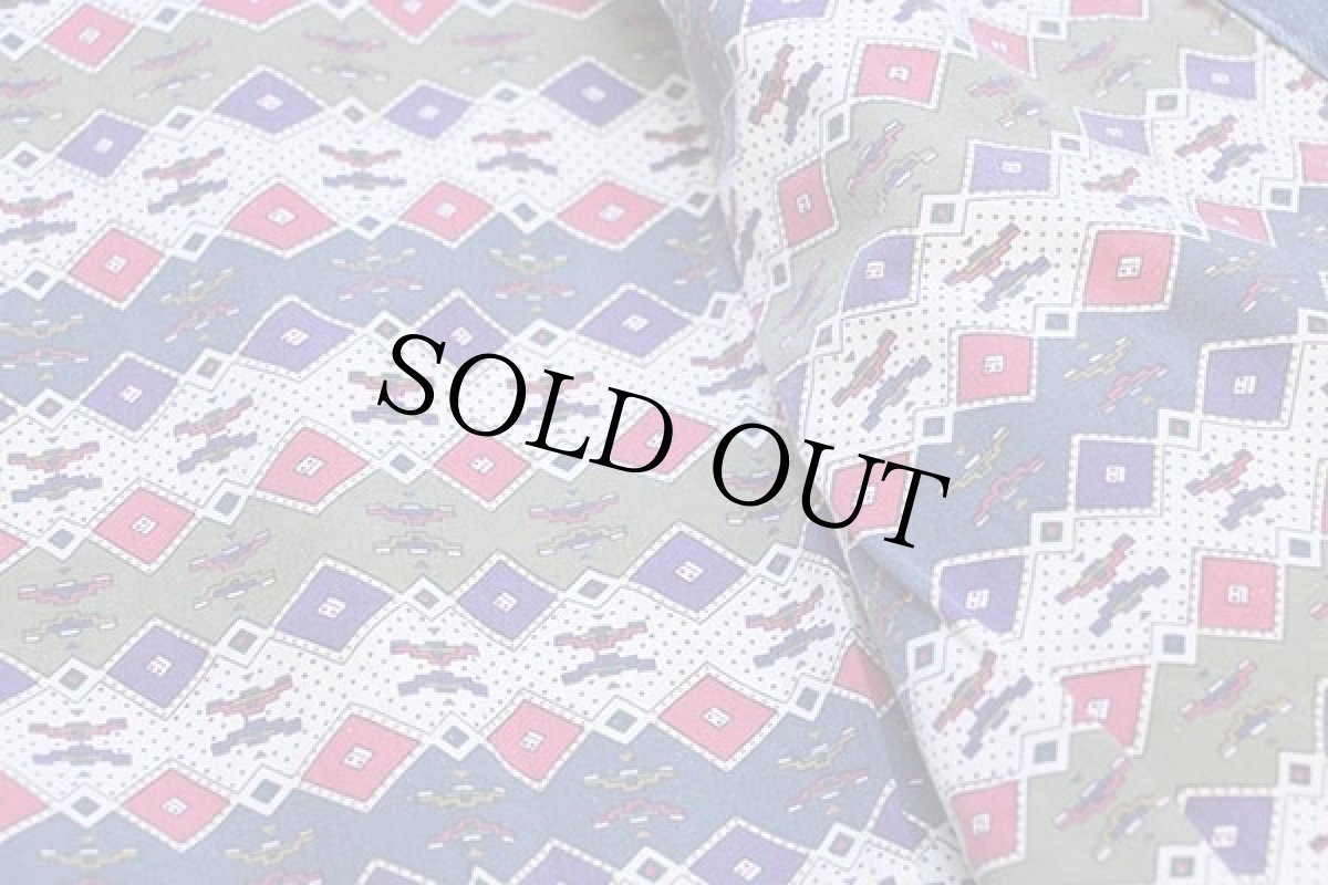 画像5: 90s Woolrichウールリッチ フォークロア柄ライナー デニム フィールドコート S★ジャケット (5)