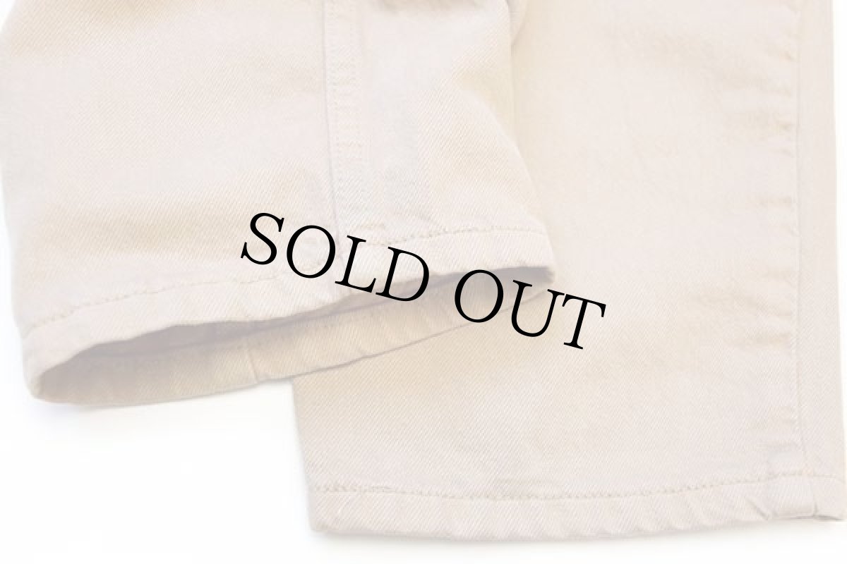 画像8: 00s USA製 Levi'sリーバイス 550 カラーデニムパンツ 後染め カーキ w34 L32 (8)