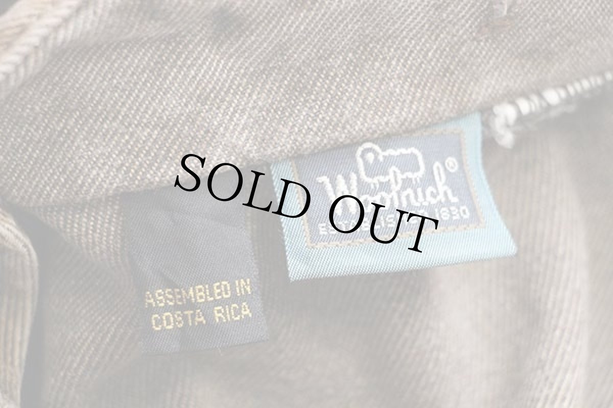 画像4: 90s Woolrichウールリッチ カラーデニム フィールドコート 茶 フェード★ジャケット (4)