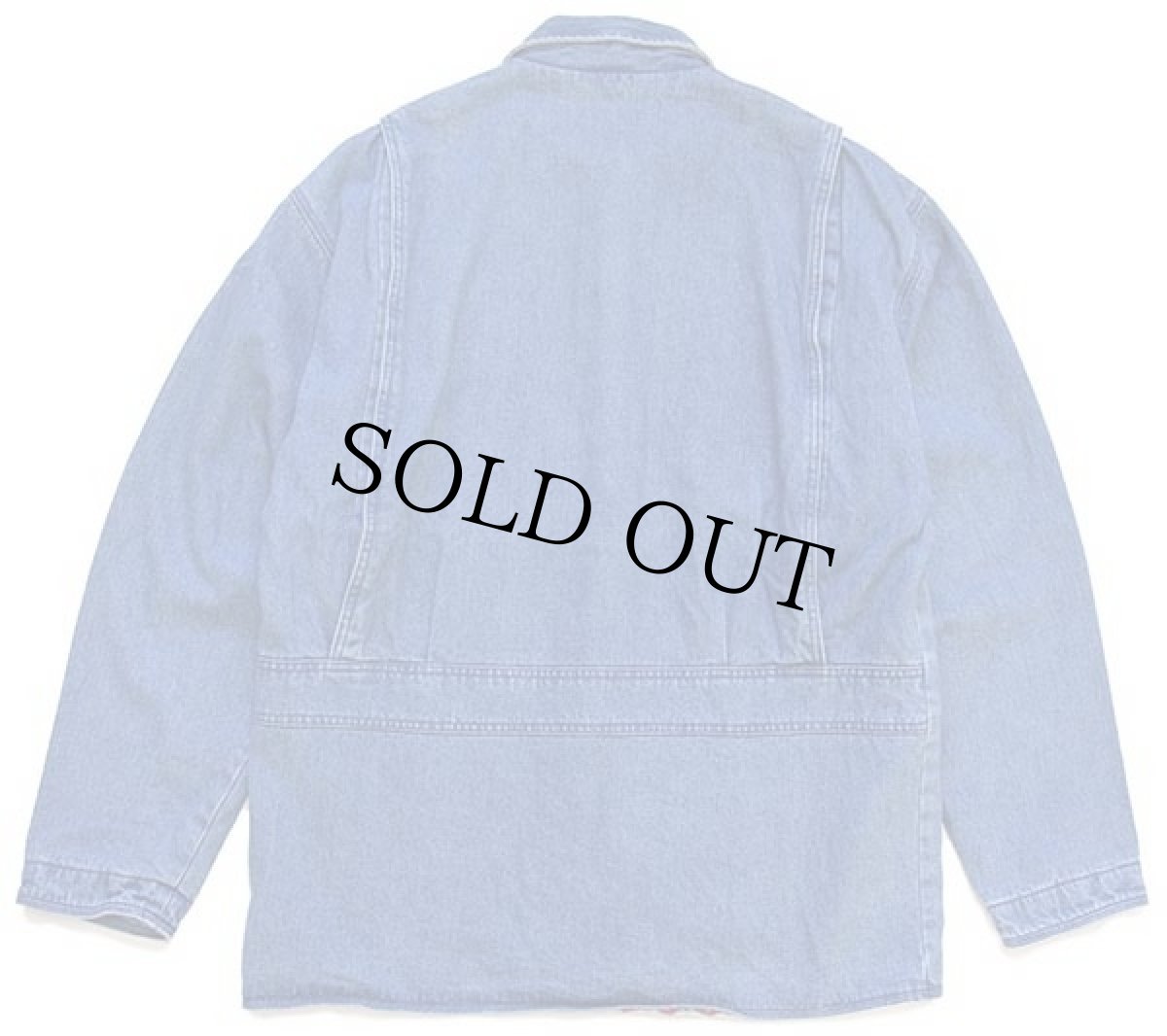 画像2: 90s Woolrichウールリッチ フォークロア柄ライナー デニム フィールドコート S★ジャケット (2)